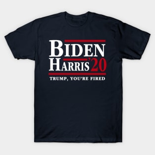 Joe Biden Kamala Harris 2020 Trump You're Fired T-Shirt